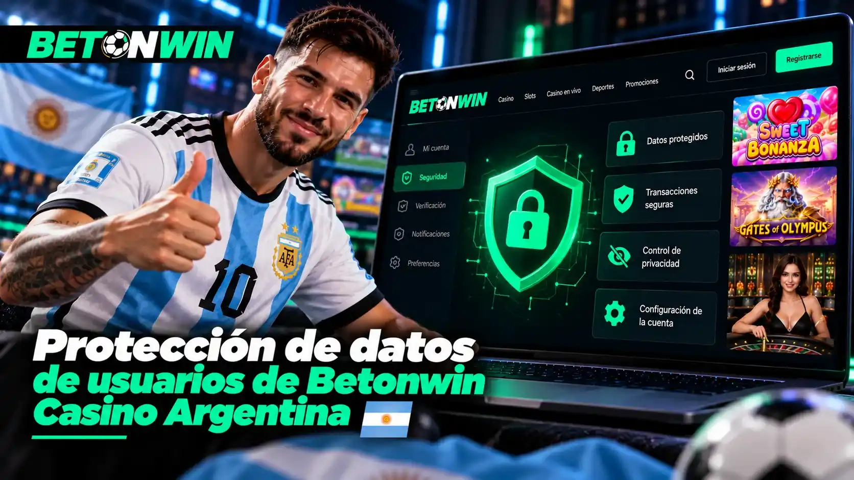 Protección de datos de usuarios de Betonwin Casino Argentina
