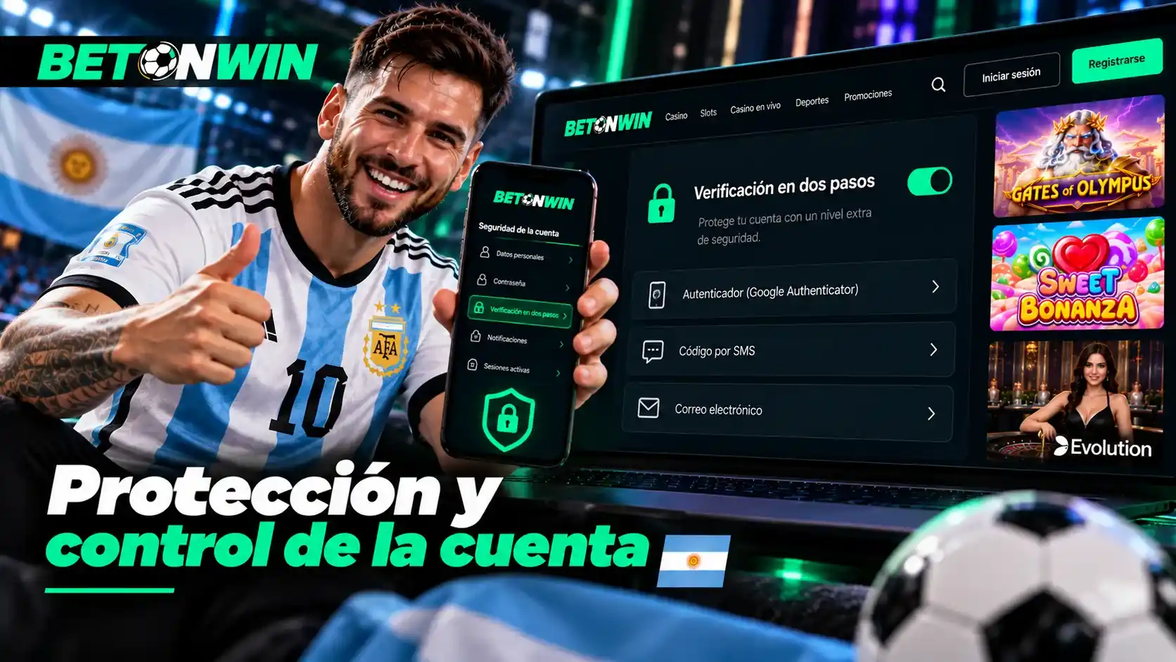Protección y control de la cuenta